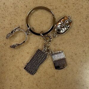 🔴Silver Tech Gadget Keychain